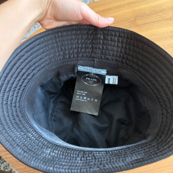 Prada Bucket Hat (Black) main image 5